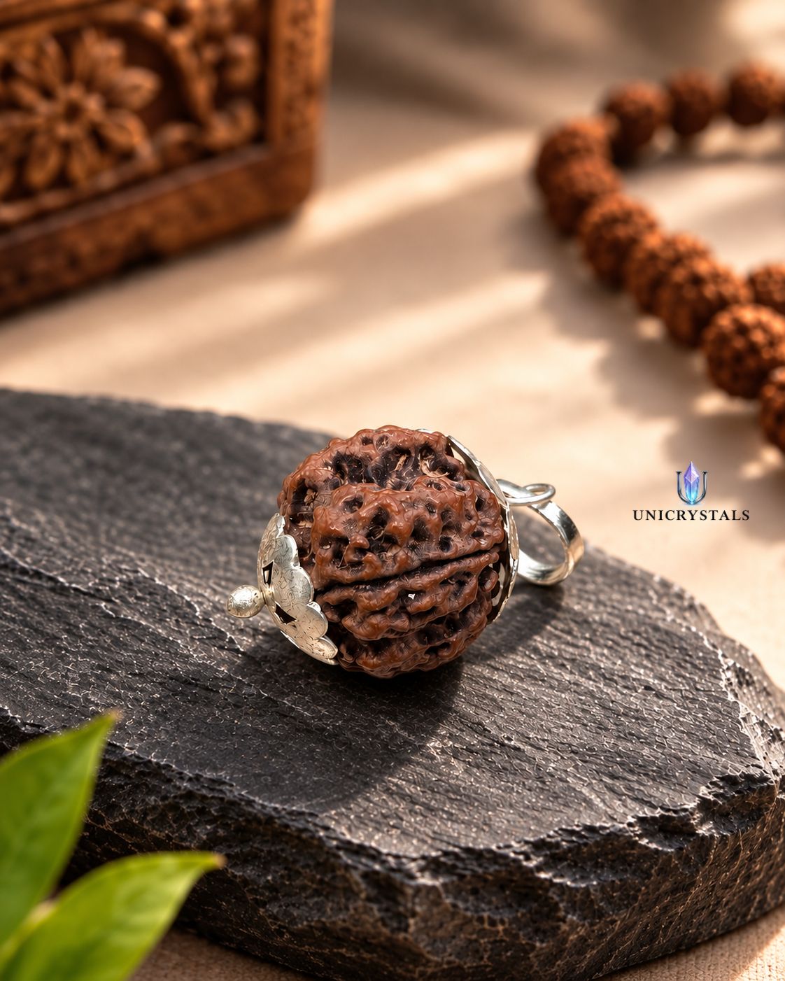 Charmukhi Rudraksha Pendant from Nepal