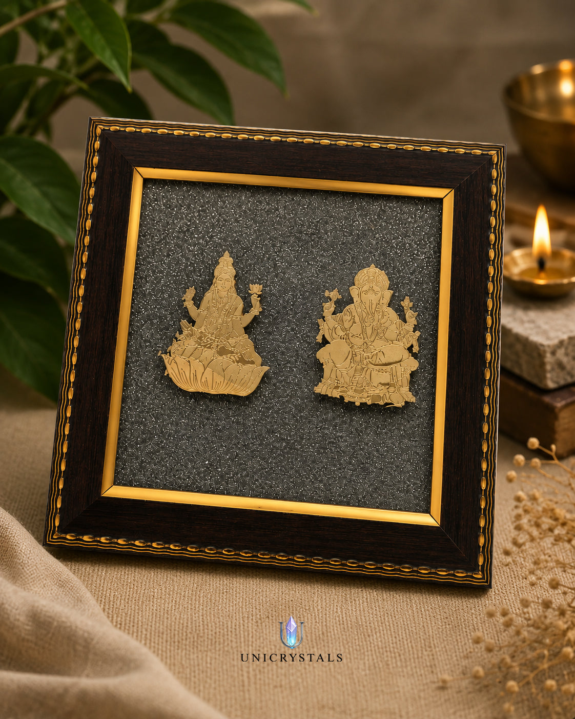 Money Magnet × Laxmi Ganesh Pyrite Frame Combo