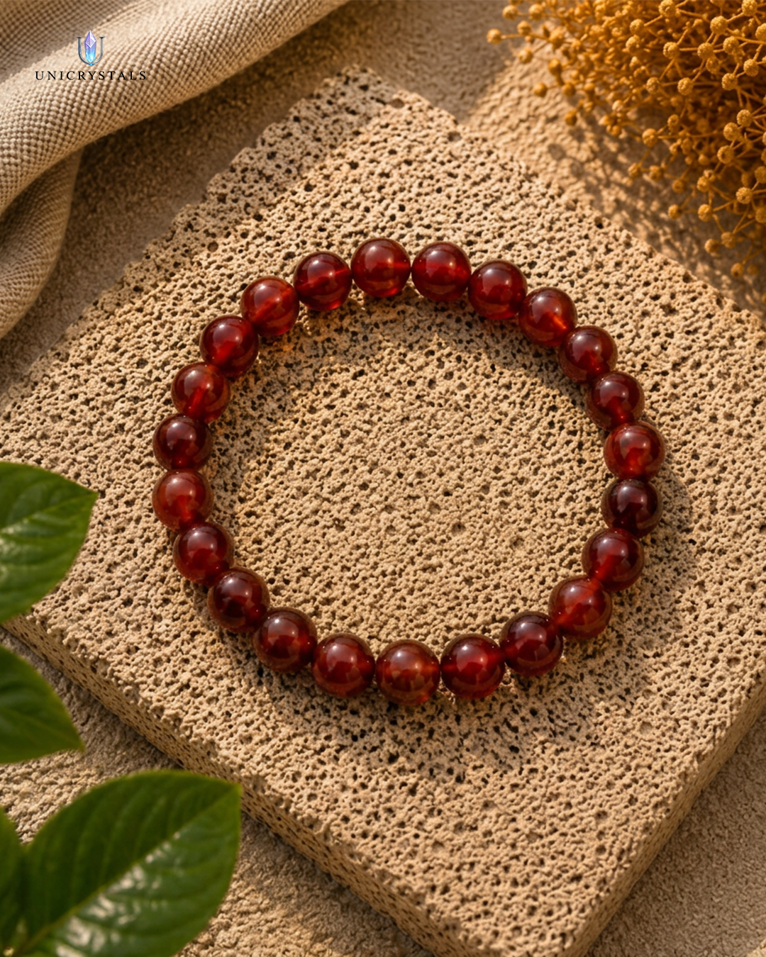 Red Carnelian Bracelet , Energy, Confidence & Motivation