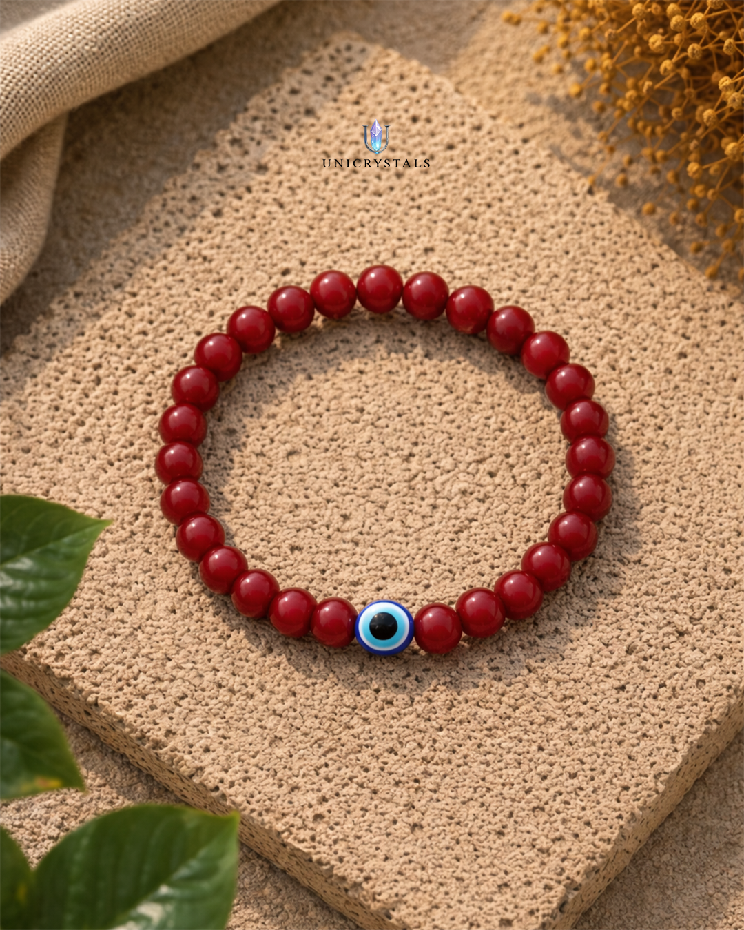 Red Bracelet with Evil Eye – Protection, Strength & Positive Energy