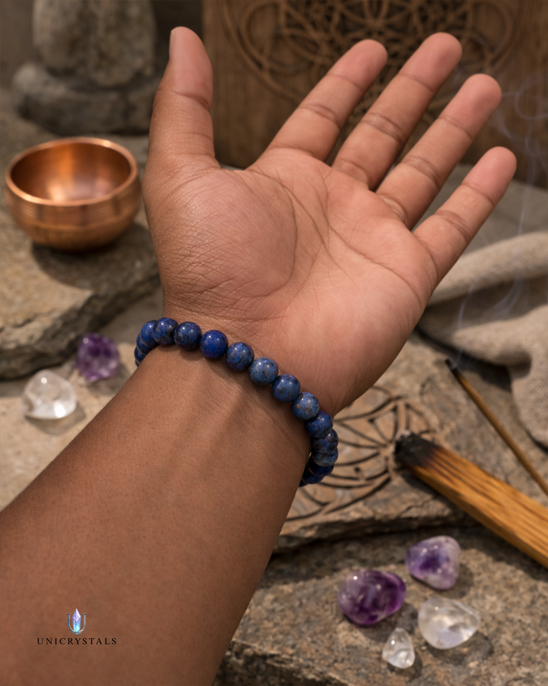 Lapis Lazuli Bracelet – Wisdom, Communication & Inner Confidence