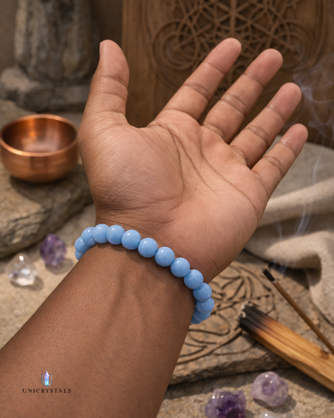 Aquamarine Bracelet – Calmness, Clarity & Emotional Balance