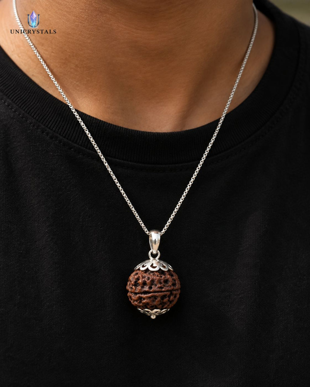 Charmukhi Rudraksha Pendant from Nepal