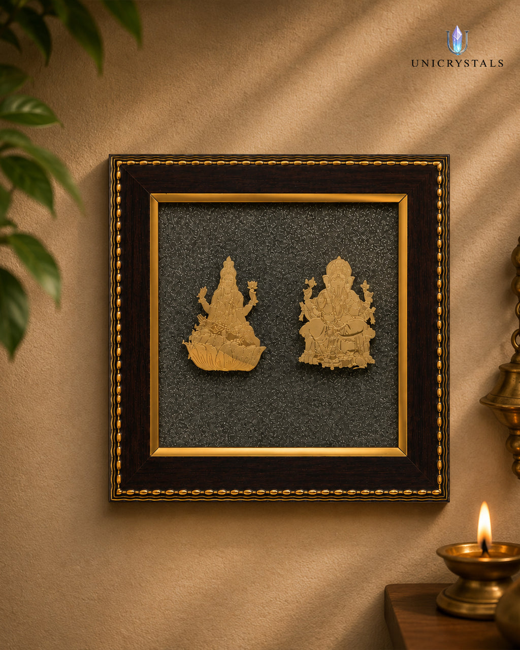 Money Magnet × Laxmi Ganesh Pyrite Frame Combo