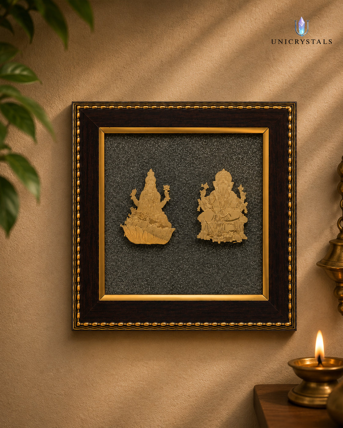 Money Magnet × Laxmi Ganesh Pyrite Frame Combo