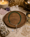 Green Aventurine Anklet – Luck, Growth & Positive Energy