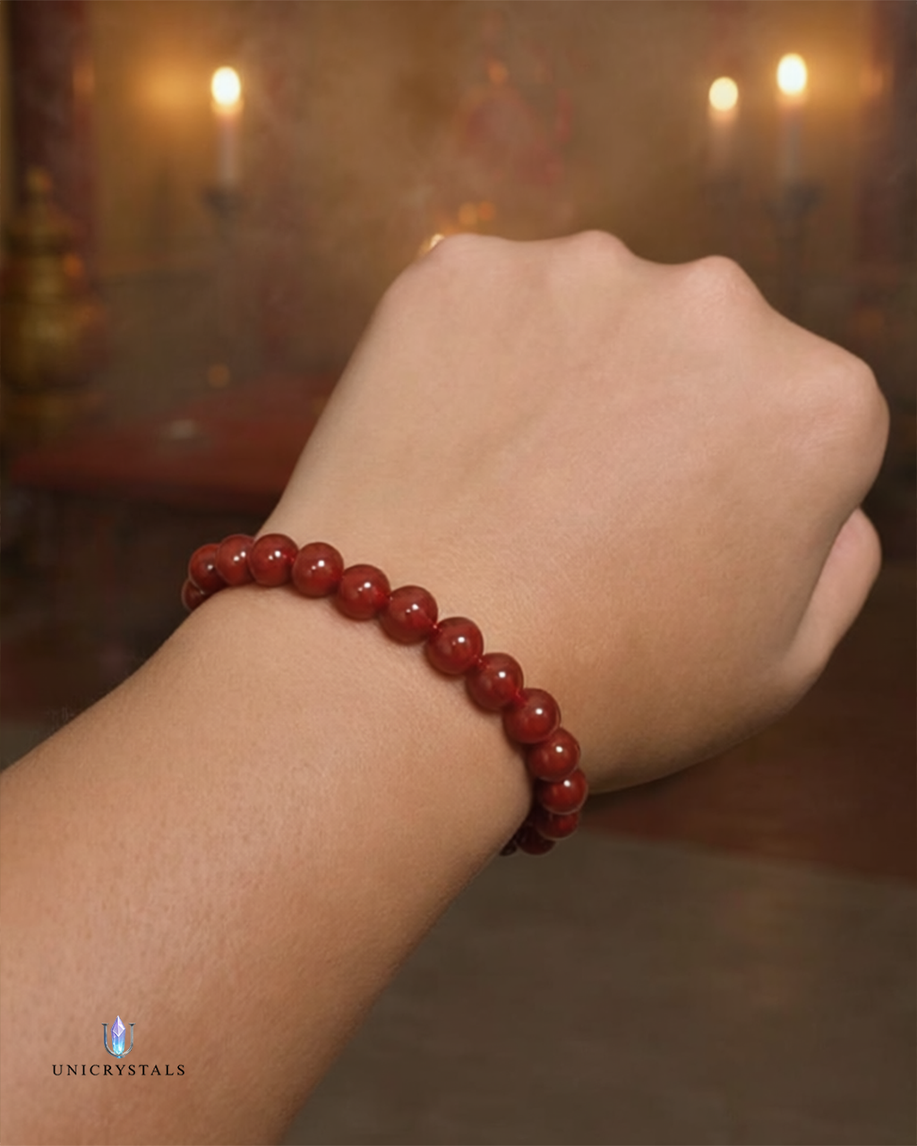 Red Carnelian Bracelet , Energy, Confidence & Motivation