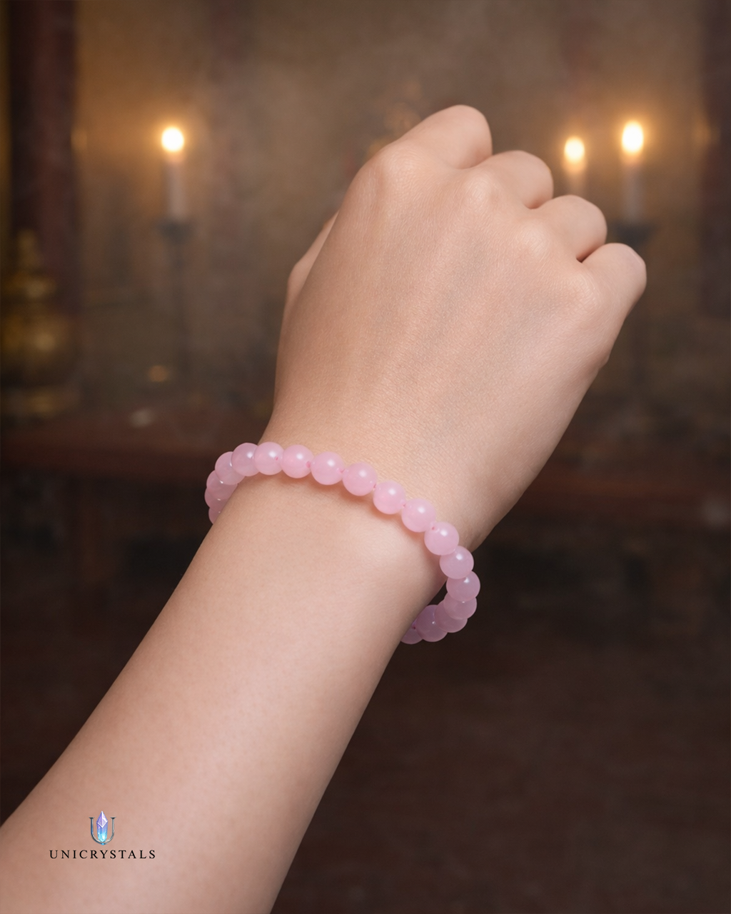Rose Quartz Bracelet – Love, Self-Love & Emotional Healing