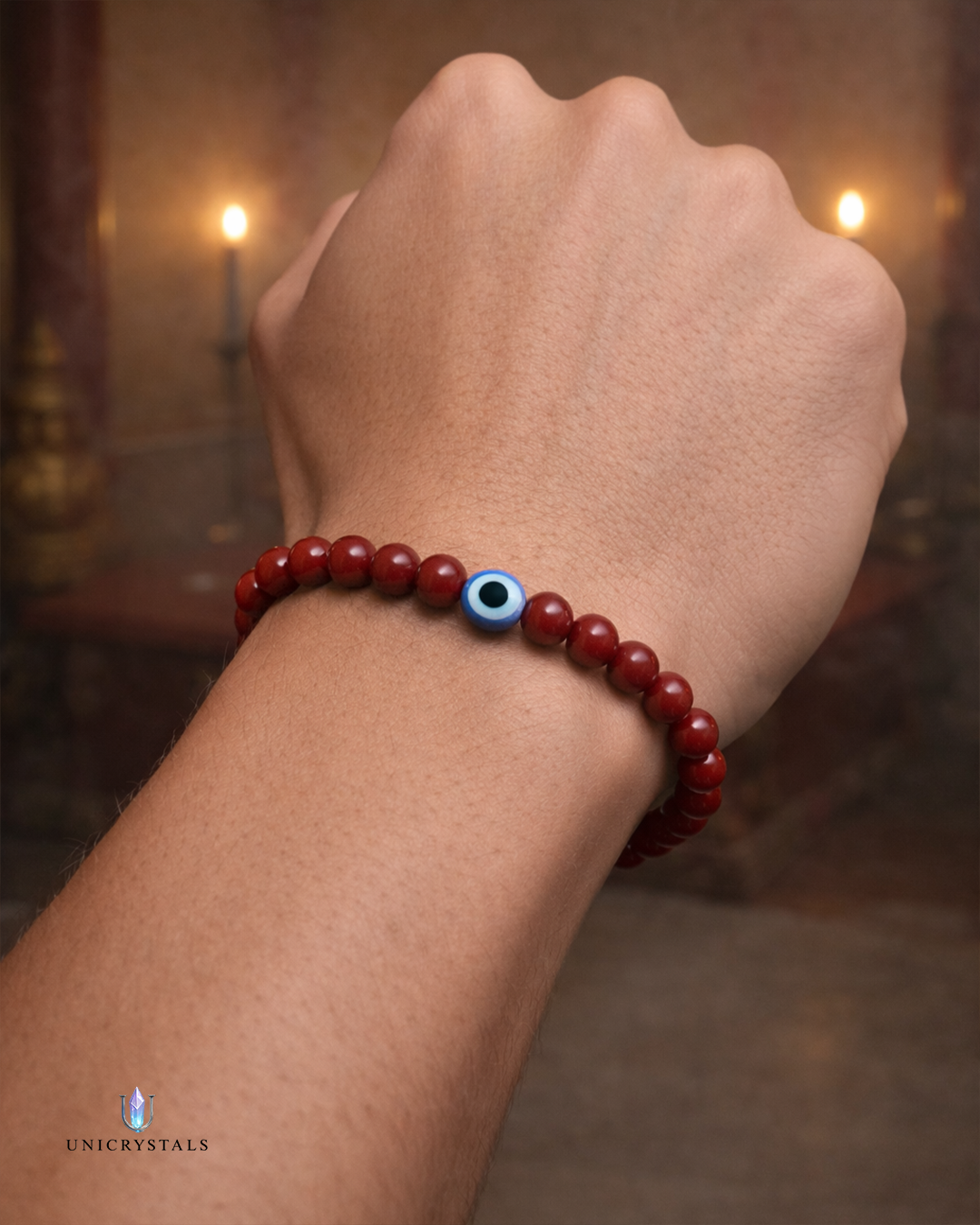 Red Bracelet with Evil Eye – Protection, Strength & Positive Energy