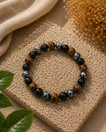 Triple Protection Bracelet (Tiger Eye, Black Onyx & Hematite)
