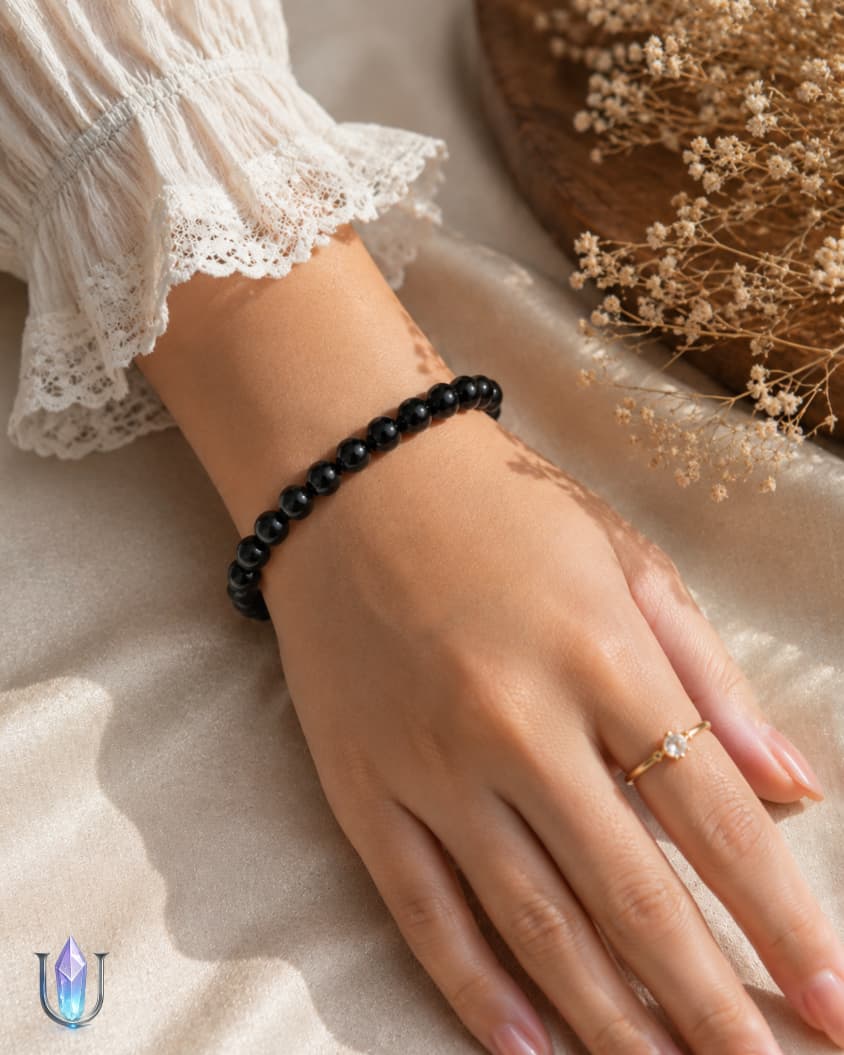 Sani Protection (Raksha Mani) Black Tourmaline Bracelet