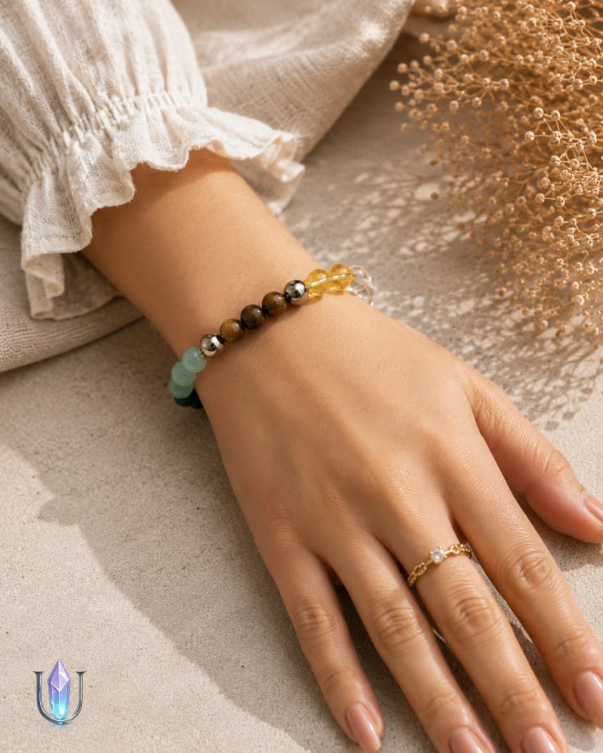 Dhan Yog (Prosperity & Wealth) Crystal Bracelet