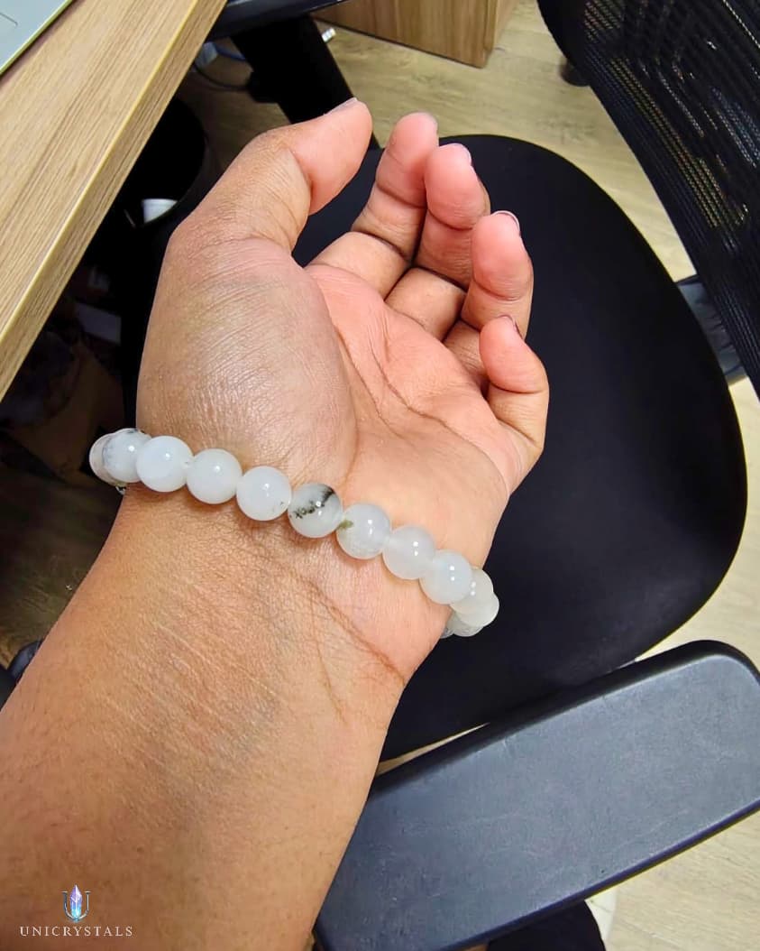 Natural Moonstone Bracelet ( Intuition, Emotional Balance & Inner Peace )