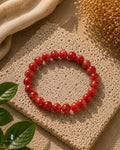 Natural Red Carnelian Bracelet ( Motivation, Confidence & Vitality )