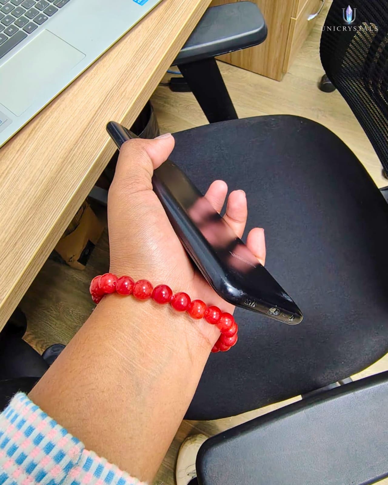 Natural Red Carnelian Bracelet ( Motivation, Confidence & Vitality )