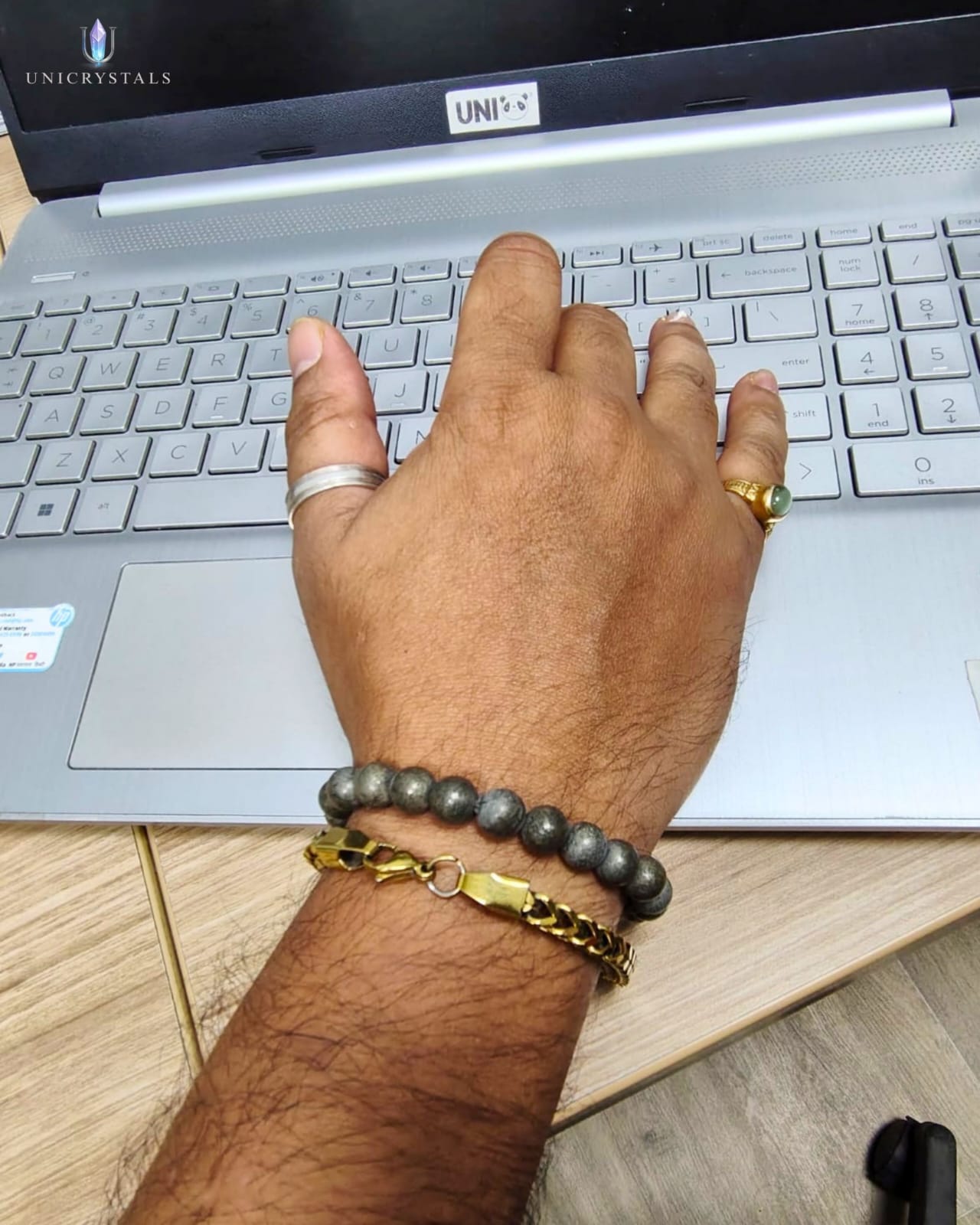 Pyrite Bracelet X Howlite Bracelet