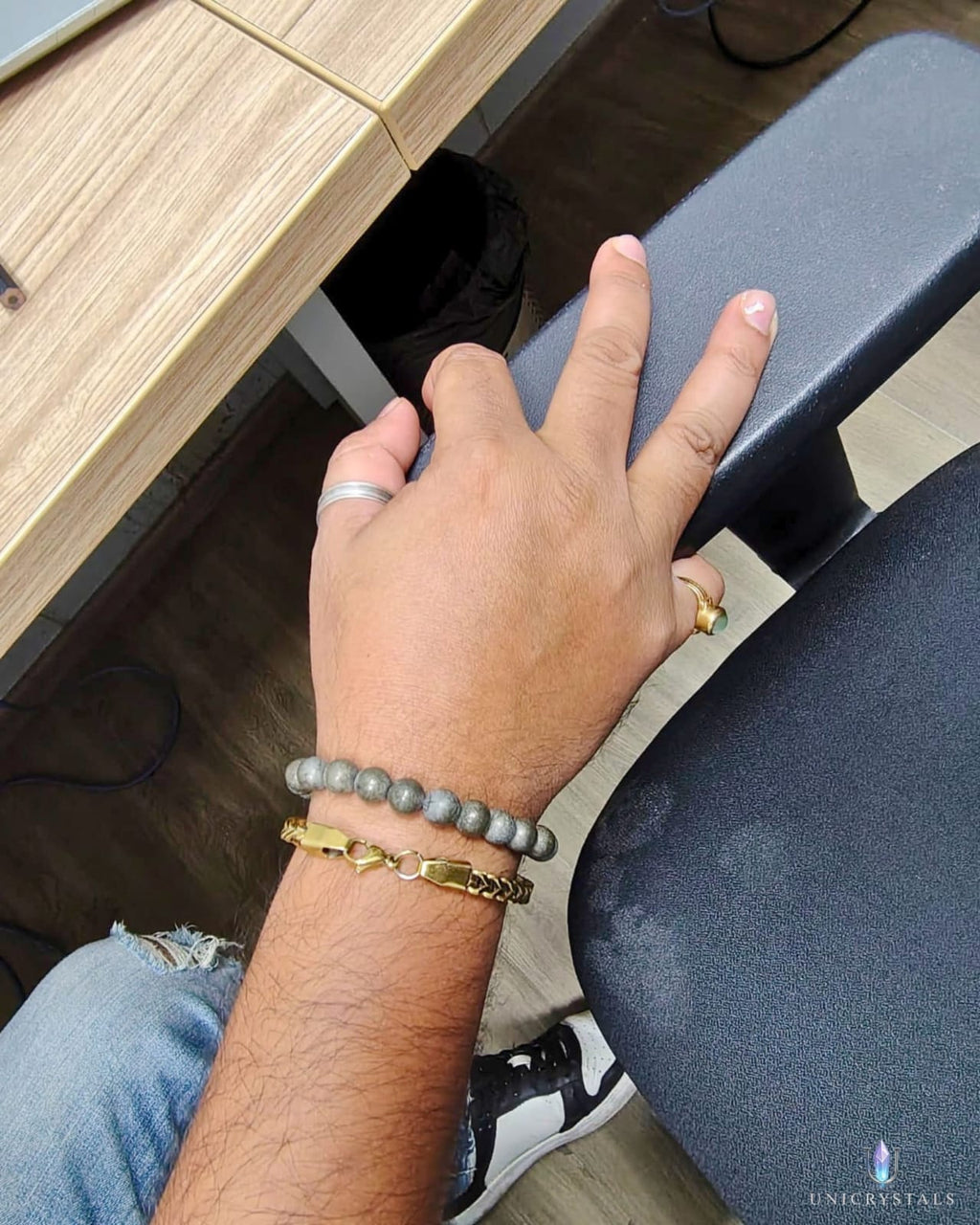 Pyrite Bracelet ( The Stone of Protection & Abundance )