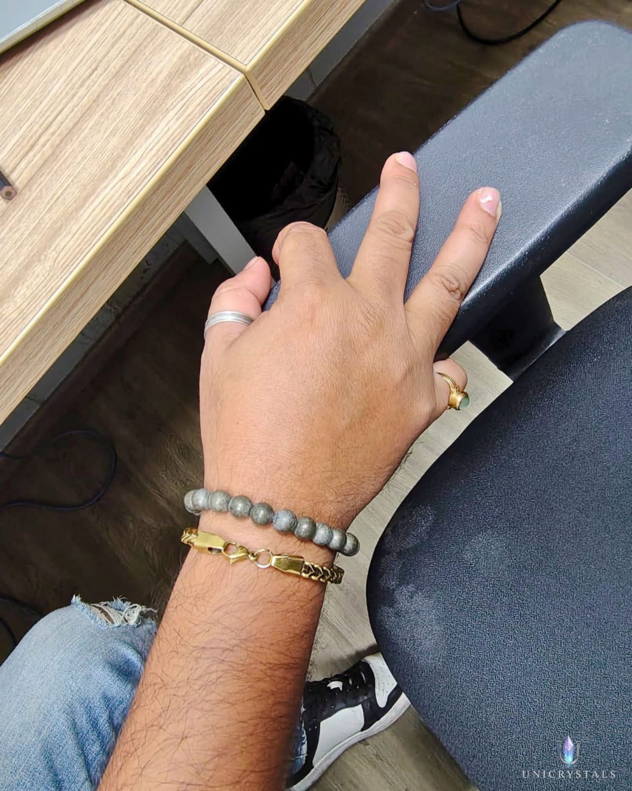 Pyrite Bracelet ( The Stone of Protection & Abundance )