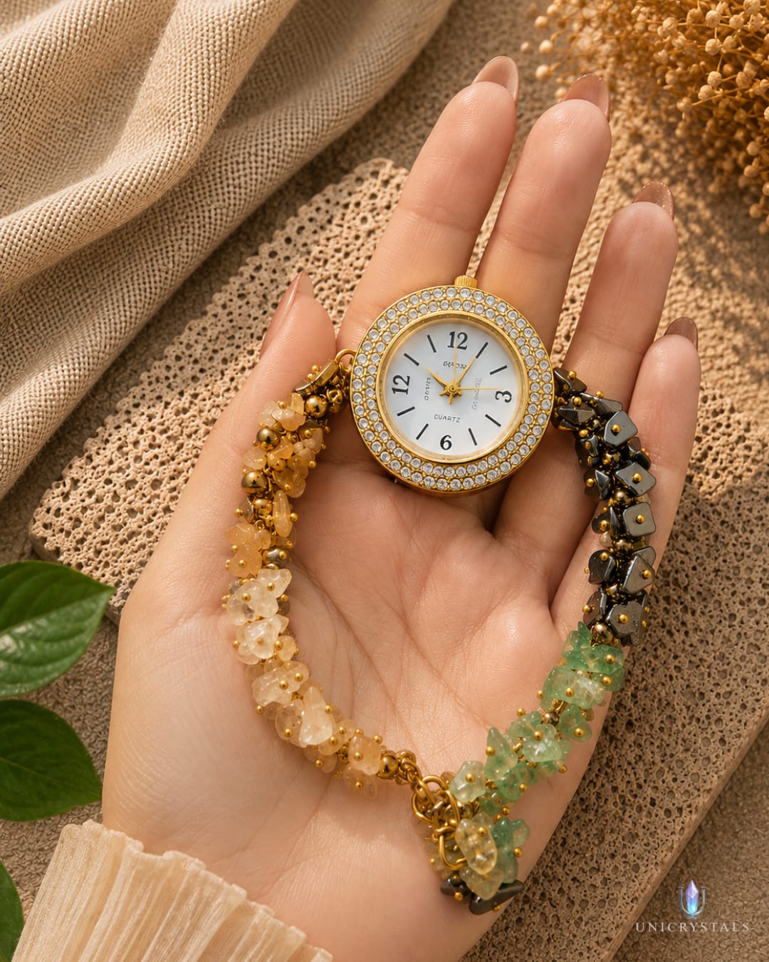Money Magnet Watch ( Crystal Bracelet Watch )