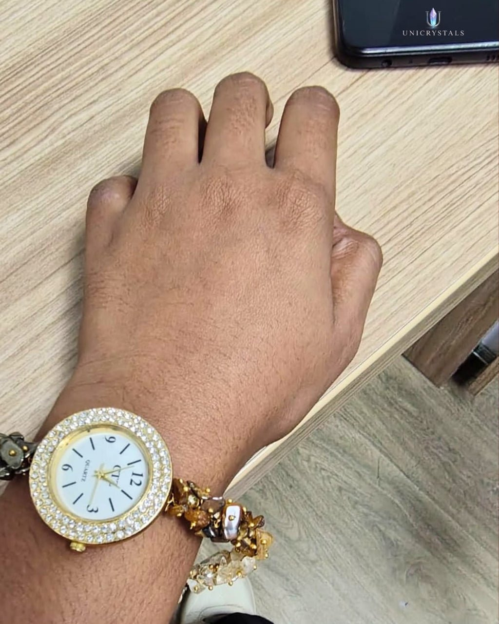 Money Magnet Watch ( Crystal Bracelet Watch )