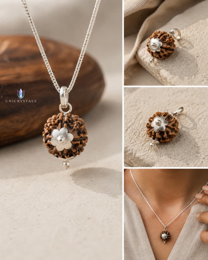 Charmukhi Rudraksha Pendant from Nepal