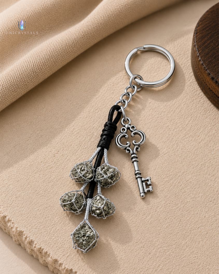 Pyrite Keyring