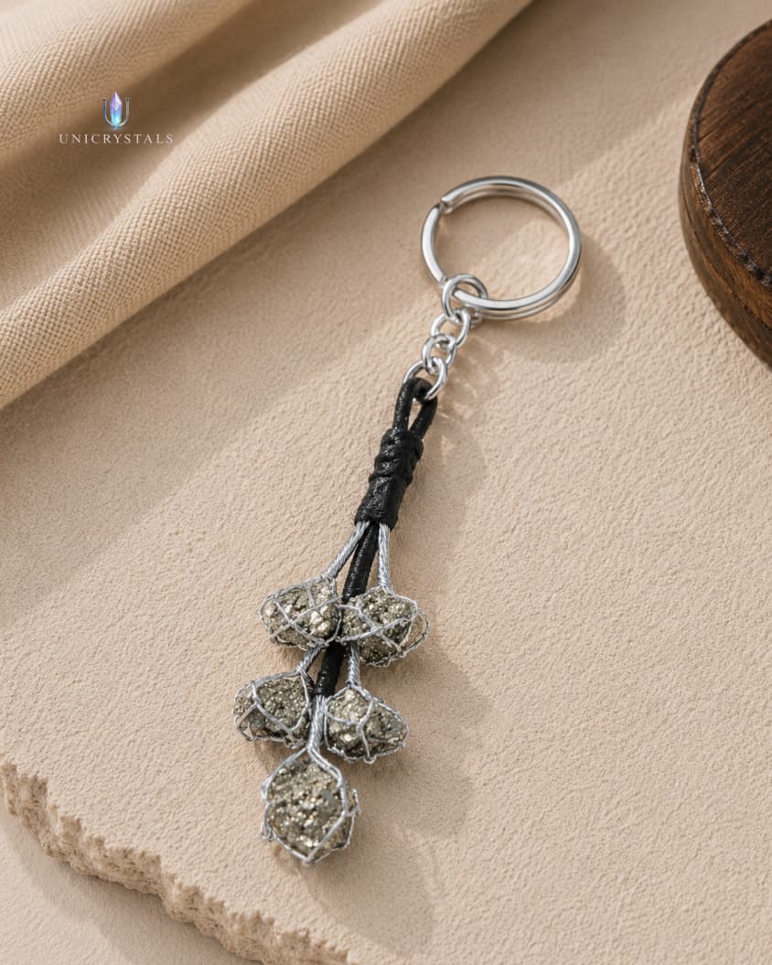 Pyrite Keyring