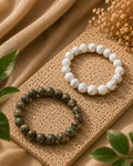 Pyrite Bracelet X Howlite Bracelet